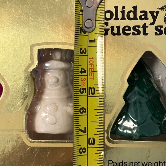 Vintage Savon Holiday Guest Soap Set 3 oz New in Package - Picture 5 of 5